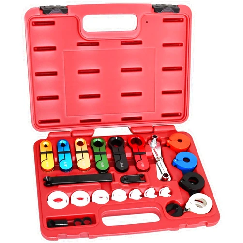 FIRSTINFO TOOLS FIT YOUR NEEDS FIRSTINFO A1651 Master Quick Disconnect Tool Set, 27pcs for Fuel Line, Automotive AC Line, and Transmission Cooler Line |Tool for Mechanics| Compatible with Ford, Chevy, GM, and More