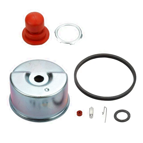 HIFROM Replacement Primer Bulb Carburetor Float Bowl & Needle Seat Kit for Tecumseh Lawn Mower ECV100 LAV35 TVS75 TVS90 TVS100 TVS105 TVS115 TVS120 631843 631902 631902A 632046 632046A Carb