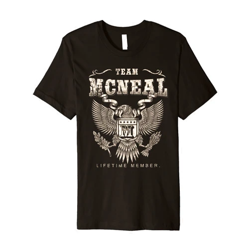 Team Mcneal Family Name Lifetime Member Premium T-Shirt