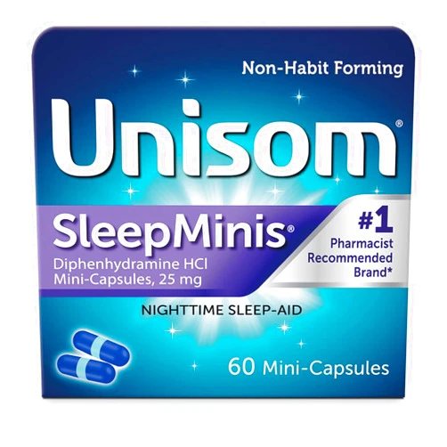 Unisom Sleepminis 60ct Size 60ct Unisom Sleepminis 60ct