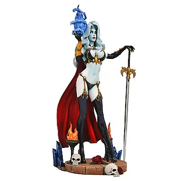 DIAMOND SELECT TOYS Femme Fatales: Lady Death IV PVC Figure,Multicolor,9 inches
