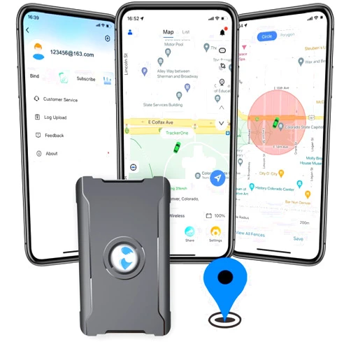 Wanwaytech GPS Tracker for Vehicles Cars Long Battery Life up to 12 Months, Strong Magnetic, 10S Instant Updates, Geo-Fence, 4G Real Time Car Tracker Device Hidden Vehicle Tracking Devices, Subscription Needed