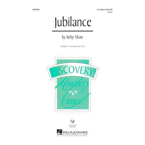 Hal Leonard Jubilance 3-Part Mixed composed by Kirby Shaw
