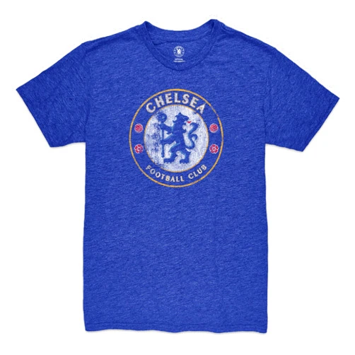 1863FC Chelsea FC Color Badge Vintage Premium Triblend T-shirt - Royal