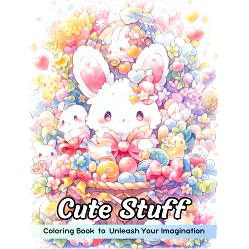 Tressa Hatchett Cute Stuff Coloring Book: Cute Stuff Coloring Page, Adorable Designs for a Fun and Relaxing Coloring Experience