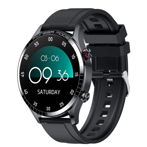 HOAIYO Smart Watches for Men Women (Call Receive/Dial), AMOLED Smartwatch with Heart Rate SpO2 Sleep Calories Counter, Waterproof Fitness Watch for Android iOS Phones (23Black, 1.5
