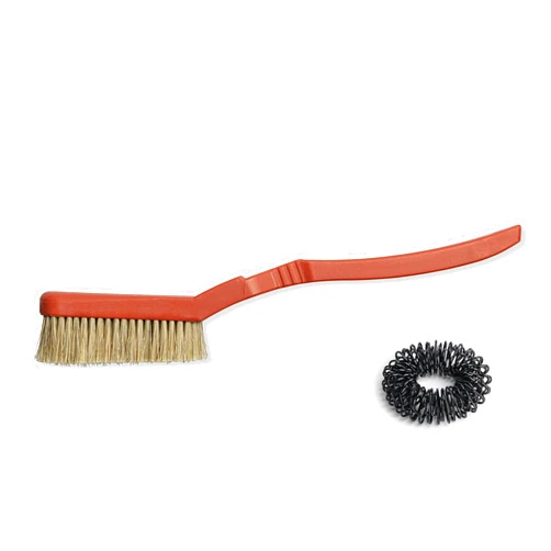 FOOTLESS BIRD Rock Climbing & Bouldering Brush, Ergonomic, High Density Wild Boar's Thick Hair Bristles, 100% Recyclable, Strong Outdoor & Indoor FREE Spiky Ring