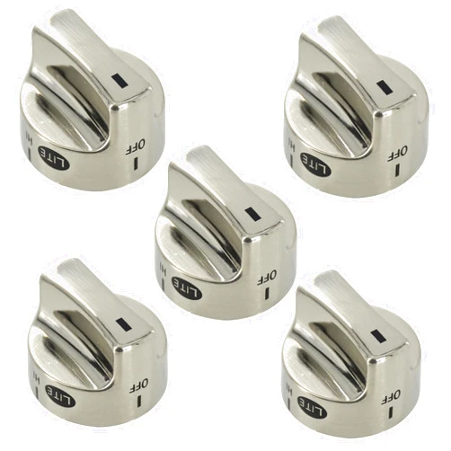 GYOFFULL 318282310 Stove Knob Gas Oven Range Control Knob Compatible with Fridgidaire Burner Replacements Part 1062940, AH979119, EA979119, PS979119(5PCS)