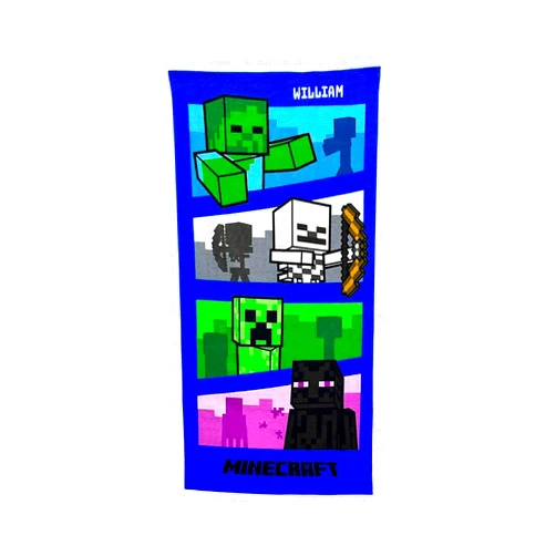 DIBSIES Personalized Bath and Beach Towel Created Using Character Towel (Created Using Minecraft Bath and Beach Towel)