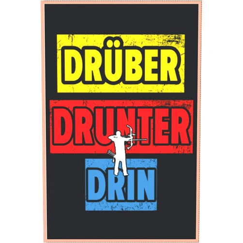 Next Karma Drüber Drunter Drin Bogenschießen Notizbuch: Bogenschießen Notizbuch - Tolles gepunktetes Bogenschützen Notizbuch - 120 gepunktete Seiten um Treffer, ... für Fans von Pfeil und Bogen (German Edition)