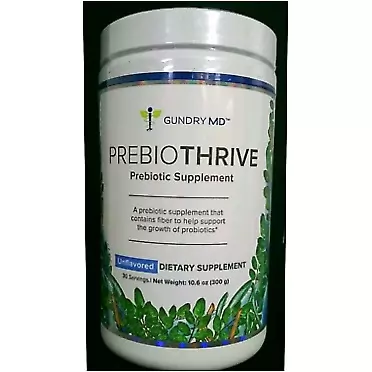 GUNDRY MD PREBIOTHRIVE Prebiotic Supplement for Digestive Support and Gut Health with Portable Travel Scoop