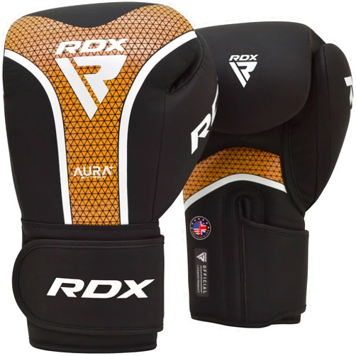 RDX Boxing Gloves Men Women, Pro Training Sparring Mitts, Muay Thai MMA Kickboxing, Adult Heavy Punching Bag Gloves, Focus Pad Workout, Ventilated Palm Padded Wrist Support