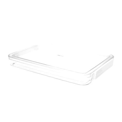 Zerodeko Box File Storage Box File Organizer Case Office File Case Plastic Document Paper Organizer Clear File Case Comic Book Storage Office and School Supplies A4 Abs Magazine Briefcase