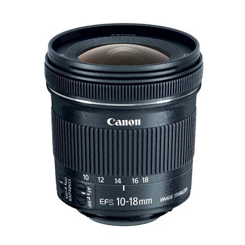 Canon EF-S 10-18mm f/4.5-5.6 is STM Lens, Lens Only