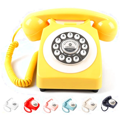 HITUGU Audio Guest Book Phone Audio GuestBook for Weddings, Record Customized Audio Messages Guest Book for Parties Weddings Birthdays Rentals Confessions Special Occasions (Yellow (Key))