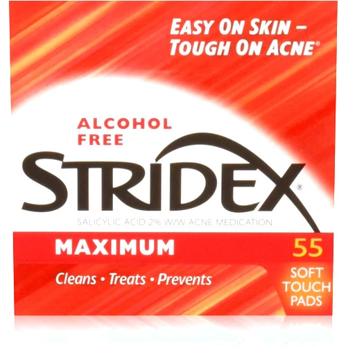 Stridex Stri-dex Pads Maximum Strength, 3 Pack of 55 Pads