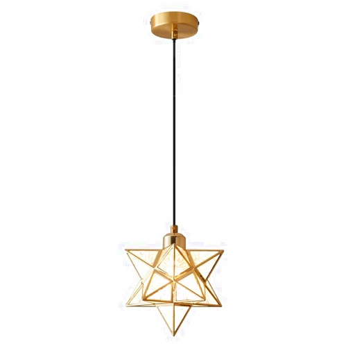 WFZRXFC E27 Pendant Lights Nordic Moravian Star Pendant Lamp with PVC Lampshade Ceiling Hanging Modern Minimalist Chandelier Shade for Corridor Aisle Staircase Entrance