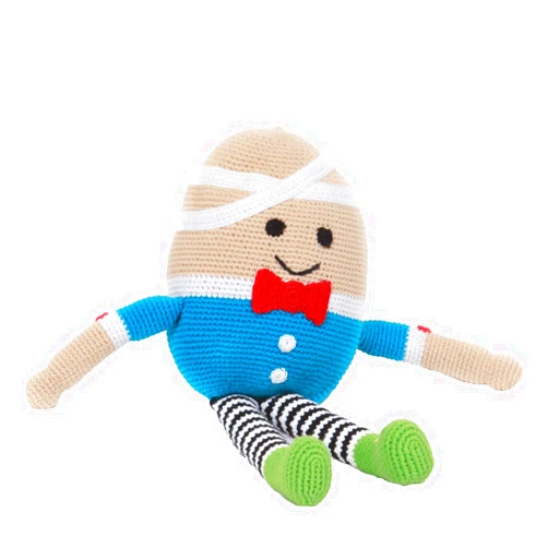 Pebble | Handmade Humpty Dumpty | Crochet | Fair Trade | Pretend | Imaginative Play | Machine Washable