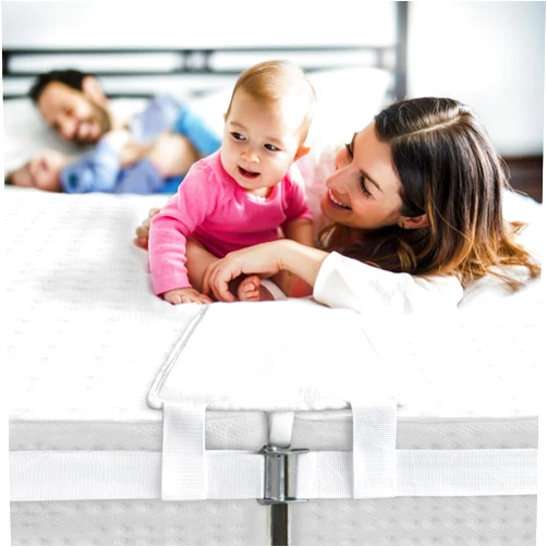 HITOMEN Bed Bridge, Twin to King Bed Converter Kit, Bed Gap Filler with Strap, Mattress Connector