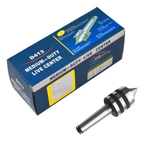 TINVHY MT3 Medium Duty Live Center Morse Taper 3MT Triple Bearing CNC Lathe Hardened to 61-65 RC