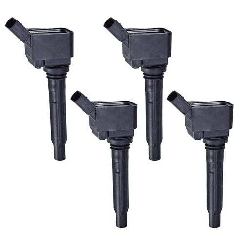 ENA Set of 4 Ignition Coil Pack Compatible with Volkswagen Audi A3 A4 A5 A6 A8 TT Quattro Q2 Q3 Q5 Q7 Q8 RS3 RS5 S3 S4 S5 S7 S8 Beetle Golf Jetta Passat 1.8L 2.0L Replacement For 06J905110G 06K905110K