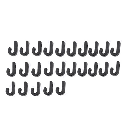 VGEBY 25Pcs Kayak J Hooks, J Shape Lashing Hooks Kayak Bungee Cord Hooks for Kayak Canoe Paddle Board Kayak Bungee Hooks Bungee Paracord Screw On J Hook Kayak J Hooks Kayak J Hooks Kayak