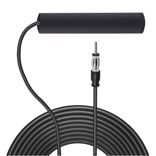 DORHEA Universal Car Radio Antenna Car Stereo AM FM Hidden Windshield Adhesive Mount Patch Antenna for Vehicle Truck SUV Car Stereo in Dash Head Unit CD Media Receiver Player Audio HD Radio Player Amplifier