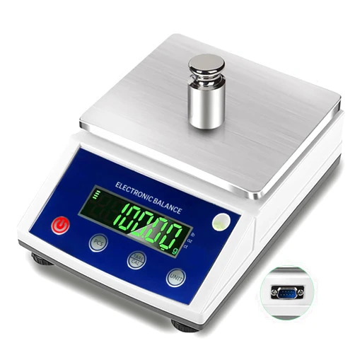 Hochoice High-Precision Laboratory Digital Analytical Balance Electronic Scales Industrial Scale (3kg/0.01g (Square Pan))