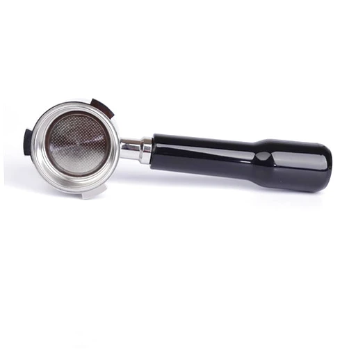 CAPFEI 51mm Bottomless Portafilter 3 ears for Delonghi Dedica EC680/EC685, with Double Shot Capacity Cup Filter Basket, 51mm portafilter 3 ears with Prongs Thickness 5.5mm