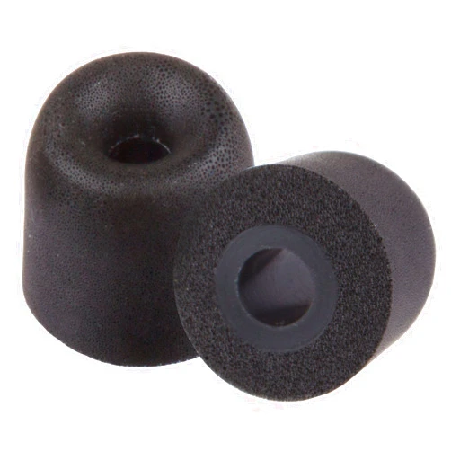 Xcessor FX4.9 (M) 4 Pairs of Memory Foam in Ear Earphone Medium Size Earbuds. Replacement Ear Tips for All Popular in-Ear Headphones. Black