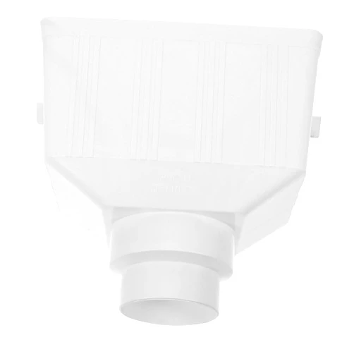 COOLHIYA PVC Rainwater Diverter Downspout Connector for Outdoor Drainage Adapter for Gutter System Removable Design for Easy Installation and Leak Prevention
