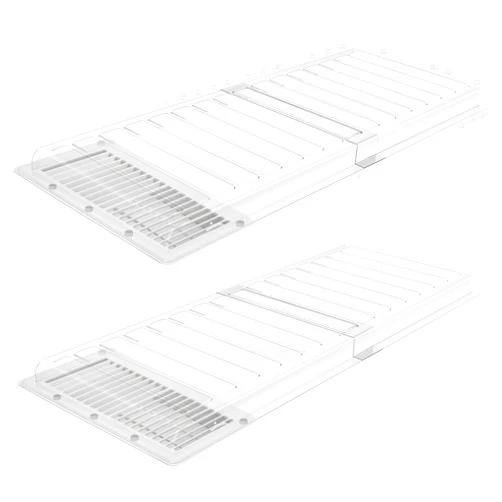 Touri 2 Pack Magnetic Air Vent Extender for Under Furniture, Thick PET Material, Fits 10