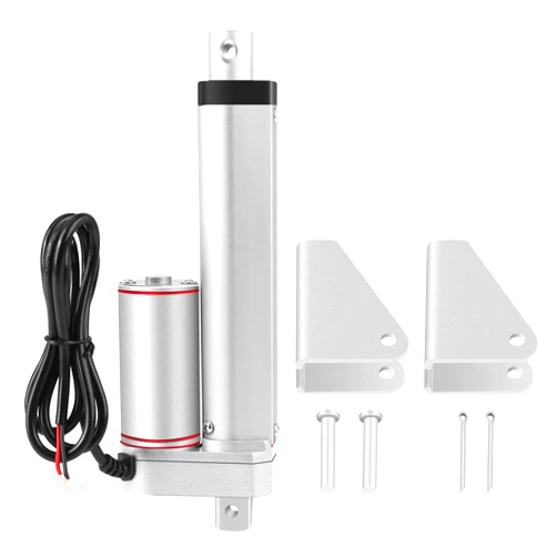 Agatige 24V Linear Electric Actuator, 4 Inch Stroke Linear Actuator 750N Max Straight Line Electric Linear Actuator for Automotive, Industrial, Machinery, Home, Robotics