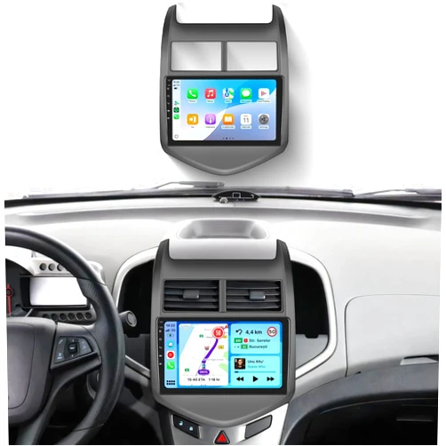 MAHVEC Radio for Chevrolet Chevy Sonic 2011-2015,DSP 46EQ 8Core 4+64G Car Stereo with Wireless Carplay Android Auto,9'' 1280X720P IPS Touch Screen,WiFi,5.0Bluetooth,Android Auto,59UIs,FM/RDS,Backup Camera