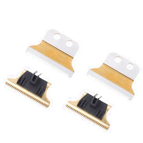TorSor 2 Pack Vintage T9 Hair Clipper Blades Replacement for 28mm Height T-Blade 40mm Wide Electric Trimmer Haircut T-9 Head Razor Shaver Cutter Outliner Edger Detailer Repair Parts