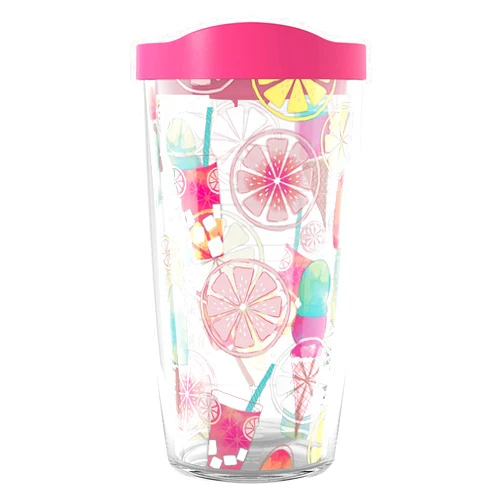Tervis Sara Berrenson - Ice Cream Scoops and Popsicles Made in USA Double Walled Insulated Tumbler Travel Cup Keeps Drinks Cold & Hot, 16oz, Classic