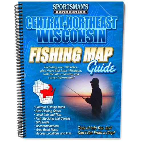Sportsman's Connection,Jim Billig Central-Northeast Wisconsin Fishing Map Guide