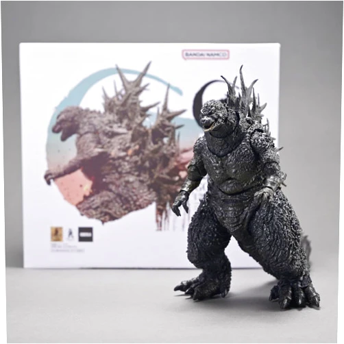 LKKJU Godzillα Minus One - Godzillα (2023) Minus Color Ver, S.H.MonsterArts Action Figure