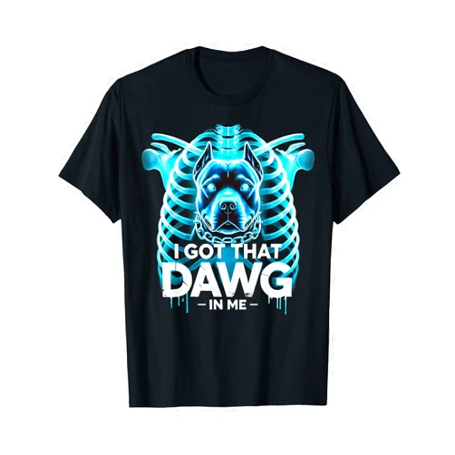 I Got That Dawg In Me Xray Pitbull Funny Memes I Got That Dawg In Me Xray Pitbull Ironic Meme Viral Funny T-Shirt