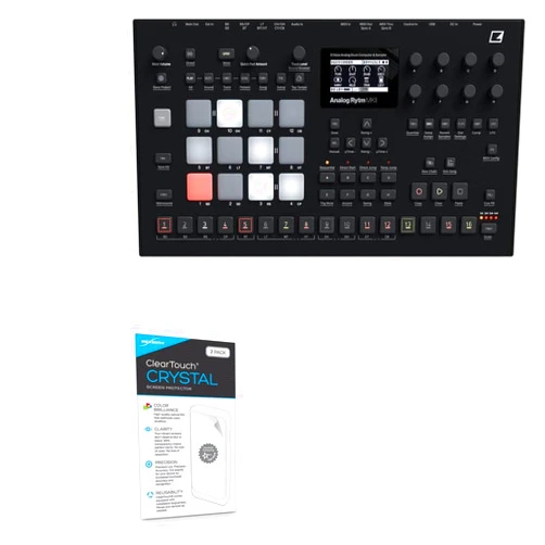 BoxWave Screen Protector Compatible with Elektron Analog Rytm MKII - ClearTouch Crystal (2-Pack), HD Film Skin - Shields from Scratches