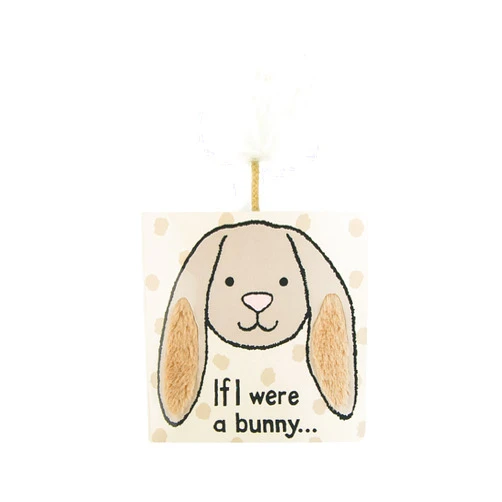 Jellycat If I were a Bunny: A Baby Touch and Feel Board Book, Beige Bunny - Children's Book - Baby Gift
