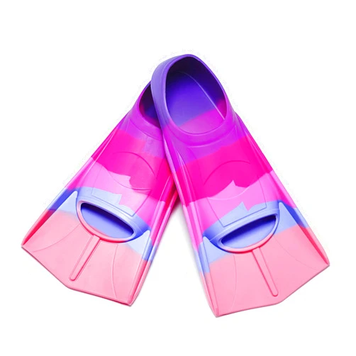 Prsca Kids Swim Fins,Short Youth Fins Swimming Flippers,Swim Training Fins for Lap Swimming,for Children Girls Boys Beginners