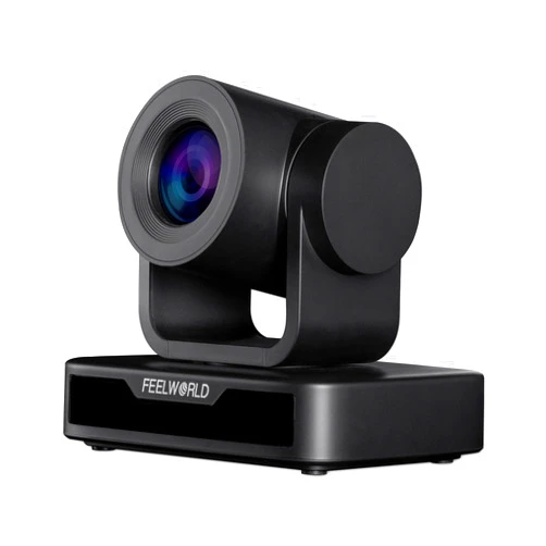 FEELWORLD USB10X Video Conference Webcam USB PTZ Camera 10X Optical Zoom Full HD 1080p for Live Streaming Church Business Education Medical Conference Room Camera System