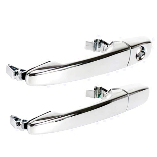 OCPTY Door Handles Exterior Front Driver Passenger Side Replacement fit 2007-2012 Edge Flex for Lincoln MKX Outside Door Handles Chrome(2pcs)