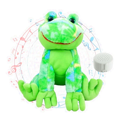 Plush Gear Freddy The Frog Stuffed Animal - Record Your Own Plush with 60 Sec Recorder, Your Personalized Cuddle Companion in Just a Few Steps 16