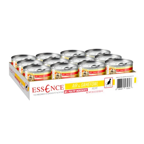 Essence Pet Foods Essence CAT Air & Game Fowl Wet cat Food, 5.5oz, case of 24