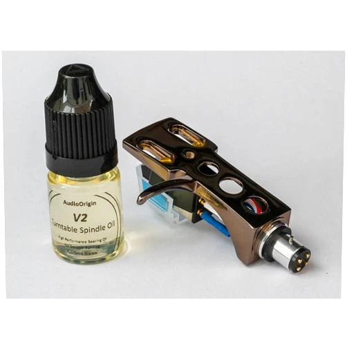 AudioOrigin Titanium Plated Headshell, AT-VM95, Cartridge, Stylus, Oil for Sanyo DCX1000, DCX1050, DCX891, DCX900M, DCX901, DCXW17, ST09, ST59U, ST868J, STW40J