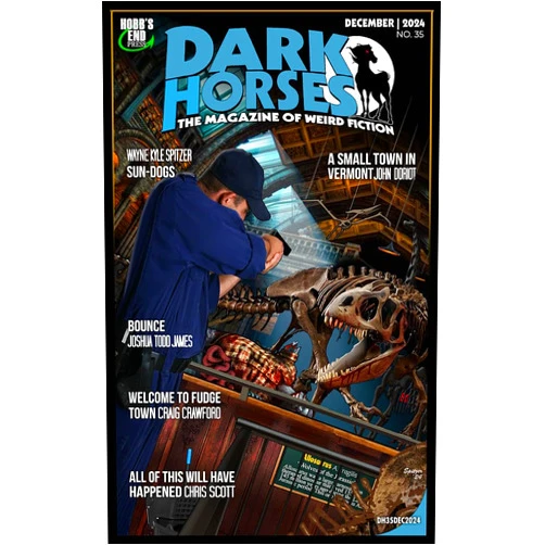 Wayne Kyle Spitzer,Cassi Clark,John Doriot,Chris Scott,L. Burton Brender,Joshua Todd James,CJ Petersen,Julie M. Anderson,Craig Crawford,Randal Eldon Greene Dark Horses: The Magazine of Weird Fiction No. 35: December 2024 (Dark Horses Magazine)