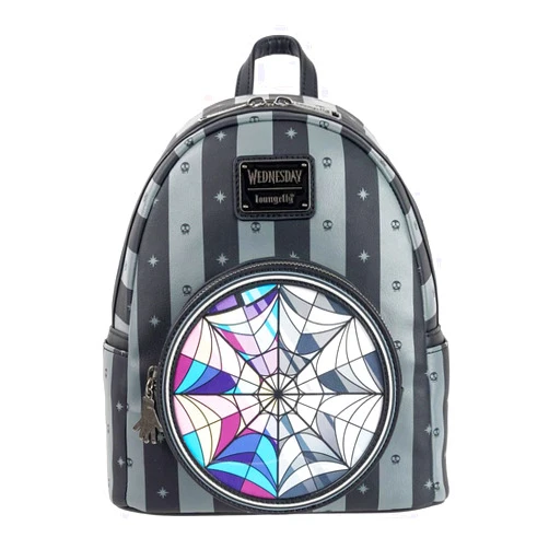 Loungefly Wednesday Nevermore Mini-Backpack, Black