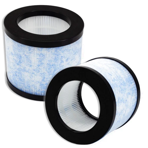 WOCASE 2 Pack MK01 DH-JH01 True HEPA Replacement Filters Compatible with AROEVE MK01 MK06 MG01JH,Kloudi Air Cleaner Purifier DH-JH01,TZ-K1,Elechomes EPI081/EP1081,Intelabe EP1080 Air Purifier